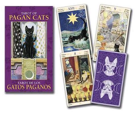 Tarot deck with pagan cats